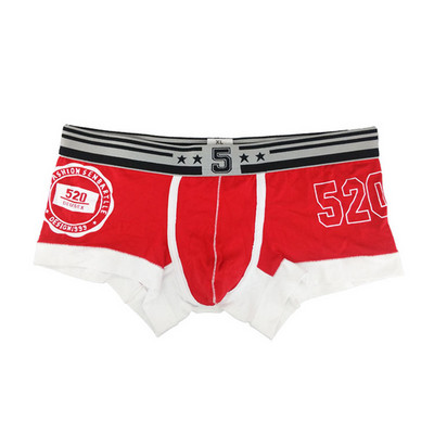 Ανδρικά εσώρουχα μπόξερ Βαμβακερά μαλακά σώβρακα με χαμηλή μέση αναπνέει Cueca Boxer Para Hombre Σέξι ανδρικά σορτς