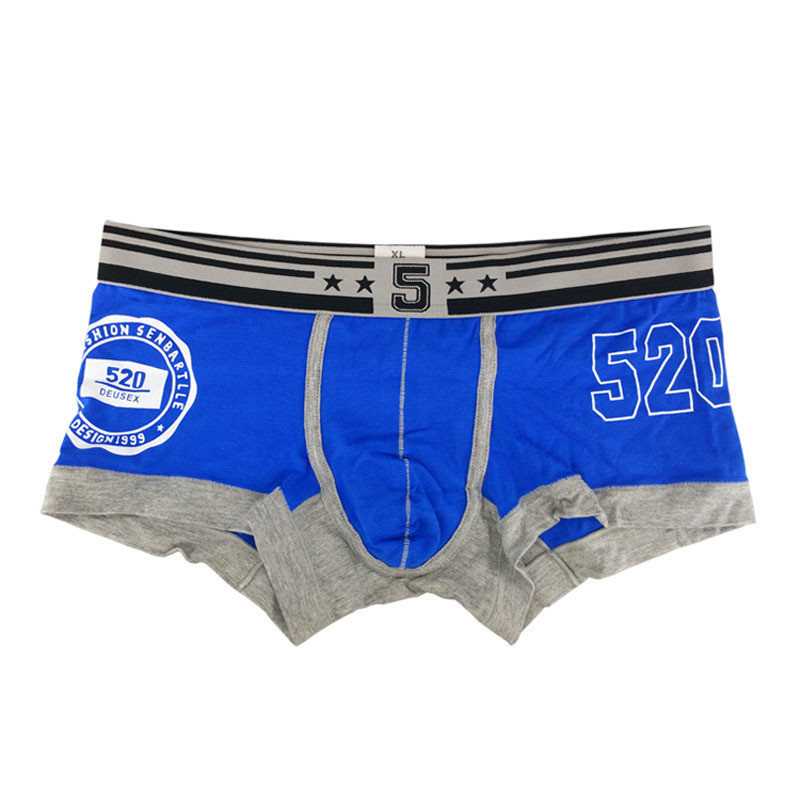 Ανδρικά εσώρουχα μπόξερ Βαμβακερά μαλακά σώβρακα με χαμηλή μέση αναπνέει Cueca Boxer Para Hombre Σέξι ανδρικά σορτς