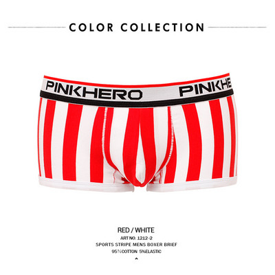 Chiloți de modă Pink Hero Lenjerie pentru bărbați Boxeri Boxer pentru bărbați Lenjerie sexy pentru bărbați Cueca Masculina Boxer Homme
