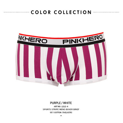 Chiloți de modă Pink Hero Lenjerie pentru bărbați Boxeri Boxer pentru bărbați Lenjerie sexy pentru bărbați Cueca Masculina Boxer Homme