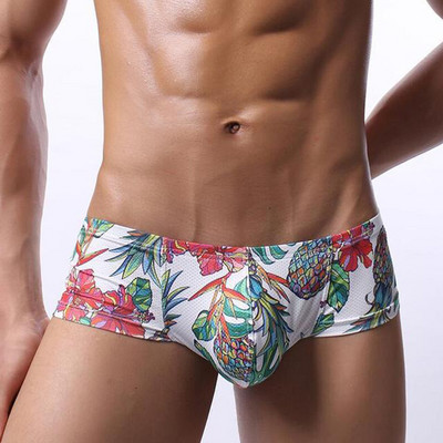 Ανδρικά εσώρουχα σορτς Σορτς με διχτυωτό τύπωμα Ανδρικό νάιλον μαλακό σέξι αναπνεύσιμο μαλακό ανδρικό σώβρακο Άνετα σέξι κιλότα