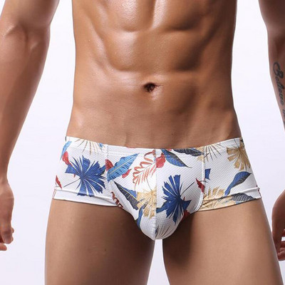 Ανδρικά εσώρουχα σορτς Σορτς με διχτυωτό τύπωμα Ανδρικό νάιλον μαλακό σέξι αναπνεύσιμο μαλακό ανδρικό σώβρακο Άνετα σέξι κιλότα