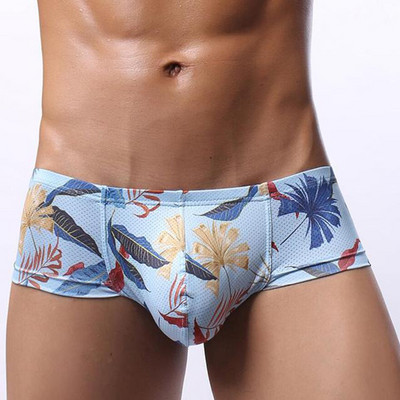 Ανδρικά εσώρουχα σορτς Σορτς με διχτυωτό τύπωμα Ανδρικό νάιλον μαλακό σέξι αναπνεύσιμο μαλακό ανδρικό σώβρακο Άνετα σέξι κιλότα