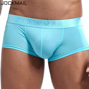 JOCKMAIL Ultra-thin Ice Sexy Underwear Mens Boxers Solid Convex Mens Underpants Short Panties Slip Homme Cueca  Male Boxers