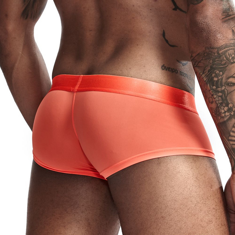 JOCKMAIL Εξαιρετικά λεπτό πάγο Σέξι Εσώρουχα Ανδρικά Μπόξερ Μασίφ κυρτά Ανδρικά σώβρακα Κοντά σλιπ εσώρουχα Homme Cueca Άντρες μπόξερ