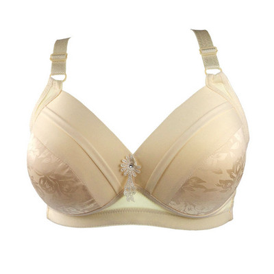 Sutiene pentru fete Cupa BC pentru femei cu sâni mari Acoperire completă grăsime Lenjerie de corp cu închidere pe spate fără sârmă subțire Sutien adunat de înaltă calitate