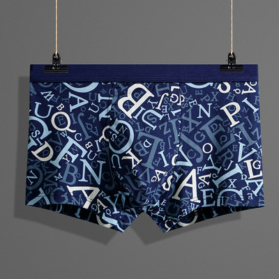 Boxer din bumbac marca EXILIENS Lenjerie intimă pentru bărbați cu imprimeu Cueca Masculina Ropa Interior Hombre Boxeri pentru bărbați Bărbați Calzoncillos Homme L-3XL
