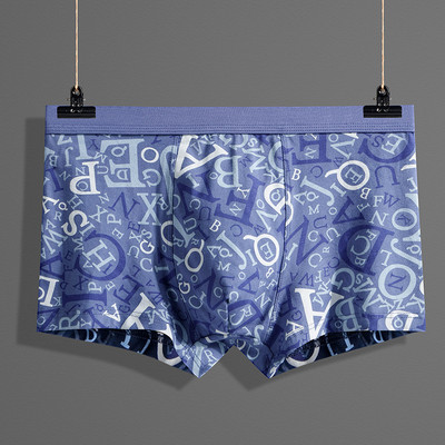 Boxer din bumbac marca EXILIENS Lenjerie intimă pentru bărbați cu imprimeu Cueca Masculina Ropa Interior Hombre Boxeri pentru bărbați Bărbați Calzoncillos Homme L-3XL