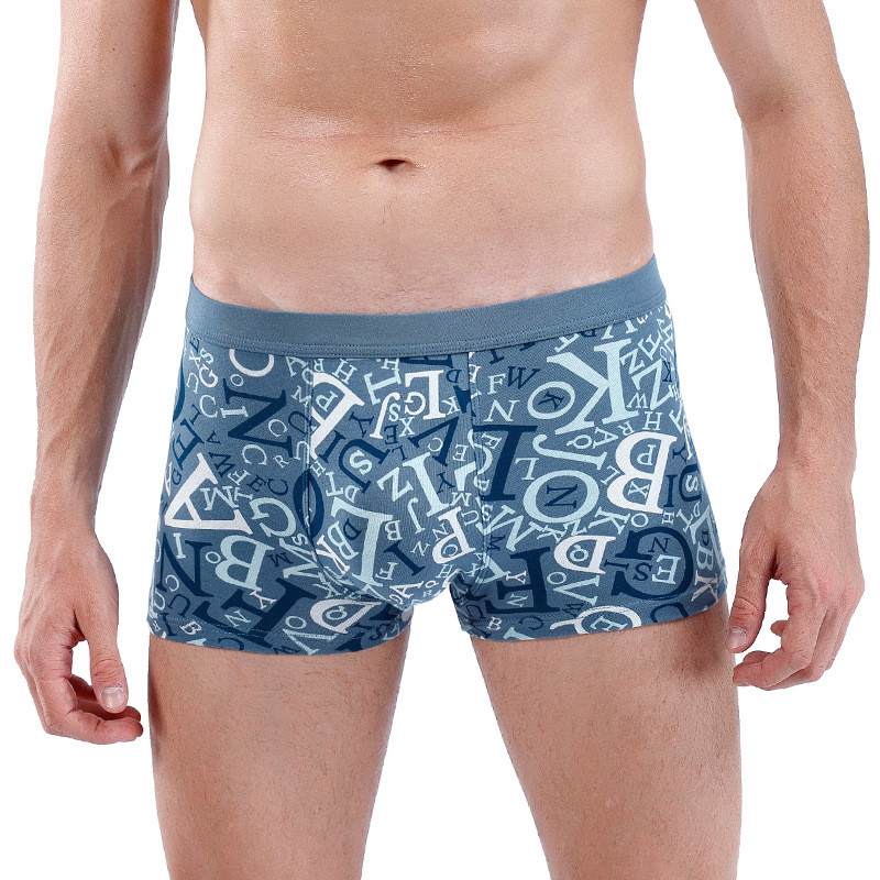 Boxer din bumbac marca EXILIENS Lenjerie intimă pentru bărbați cu imprimeu Cueca Masculina Ropa Interior Hombre Boxeri pentru bărbați Bărbați Calzoncillos Homme L-3XL