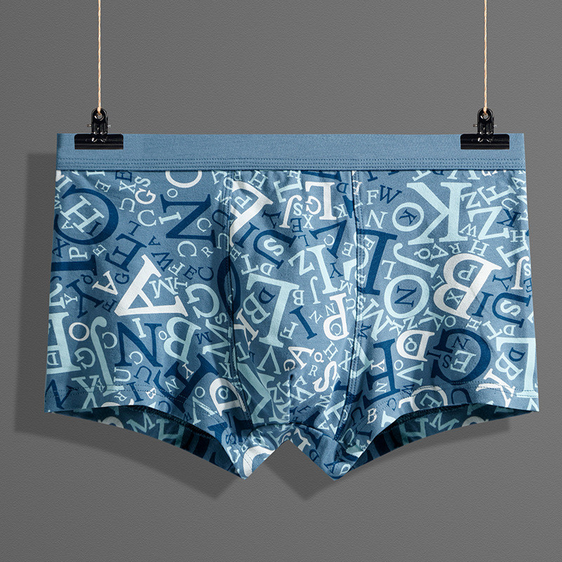 Boxer din bumbac marca EXILIENS Lenjerie intimă pentru bărbați cu imprimeu Cueca Masculina Ropa Interior Hombre Boxeri pentru bărbați Bărbați Calzoncillos Homme L-3XL