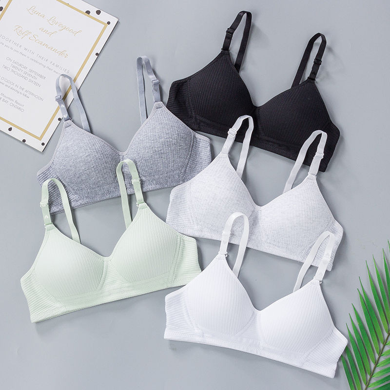 Βαμβακερά εσώρουχα Γυναικεία AB Cup σουτιέν Wireless Gathered Comfort V Brassiere Push Up Εσώρουχα Bralette για Γυναικεία Σουτιέν Seamleass