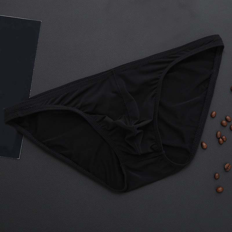 Ανδρικά σλιπ μαλακά αναπνέοντα μεταξωτά σέξι εσώρουχα Ανδρικά Hot Hips Up Διαφανές Jockstrap Sexy Colorful Undies Cueca