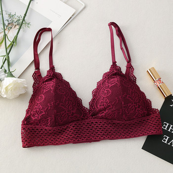 Floral Lace Bralette Секси сутиени за жени Дантелен сутиен Дамско бельо Меко бельо Deep V сутиен Секси бельо Push Up сутиен