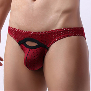 2022 Мъжки секси гащи U Pouch Briefs Удобни гащи G-string Мъжки дишащи секси бельо с ниска талия Модни гащи