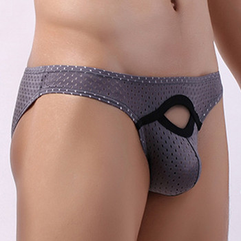 2022 Мъжки секси гащи U Pouch Briefs Удобни гащи G-string Мъжки дишащи секси бельо с ниска талия Модни гащи