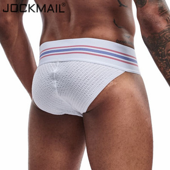 Jockmail Нова марка Мъжко бельо Секси слипове Мъжки панталони Модни мъжки слипове Cuecas  бельо Bikini Men Slip Homme