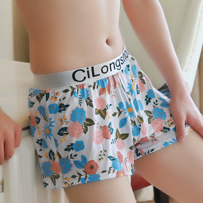 [Bloom the love] Lillede aluspesu Meeste Bokserid Arrow Püksid Homme Meeste Bokserid Aluspüksid Cuecas Masculina Calzoncillos Hombre Man M-XXL