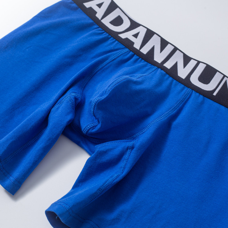 Μακριά μπόξερ Σέξι ανδρικά σώβρακα Boxer βαμβακερά λεπτά ανδρικά εσώρουχα σορτς U πουγκ μαλακά μπόξερ ανδρικά εσώρουχα γυμναστικής AD7124