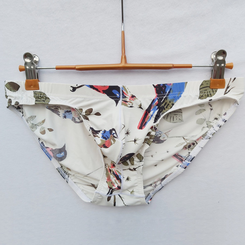 Slip sexy pentru bărbați, cu imprimeu, lenjerie moale, respirabilă, cucea, chiloți pentru bărbați, pantaloni  confortabili, chiloți cueca pentru bărbați, ST77-1