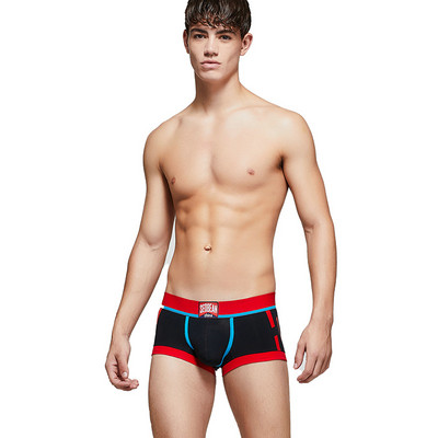SEOBEAN NEW Boxeri pentru bărbați Slip din bumbac Lenjerie de corp Chiloți pentru bărbați Boxer sexy Boxer cu talie joasă pentru bărbați