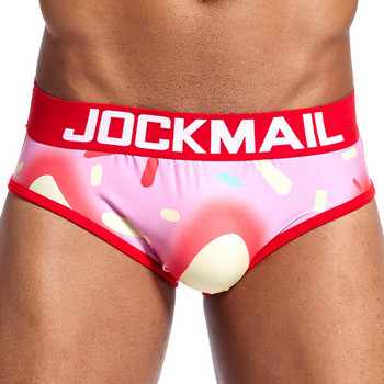 JOCKMAIL Brand Sexy Men Underwear Briefs Класически кариран печат calzoncillos hombre slips calcinha Cueca  бельо Мъжки бикини