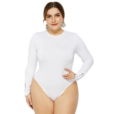 Σέξι φορμάκια με ζιβάγκο Slim Body Γυναικείες φόρμες Φθινοπωρινές χειμερινές φόρμες Streetwear Basic High Elastic Casual Jumpsuits Plus Size 5XL