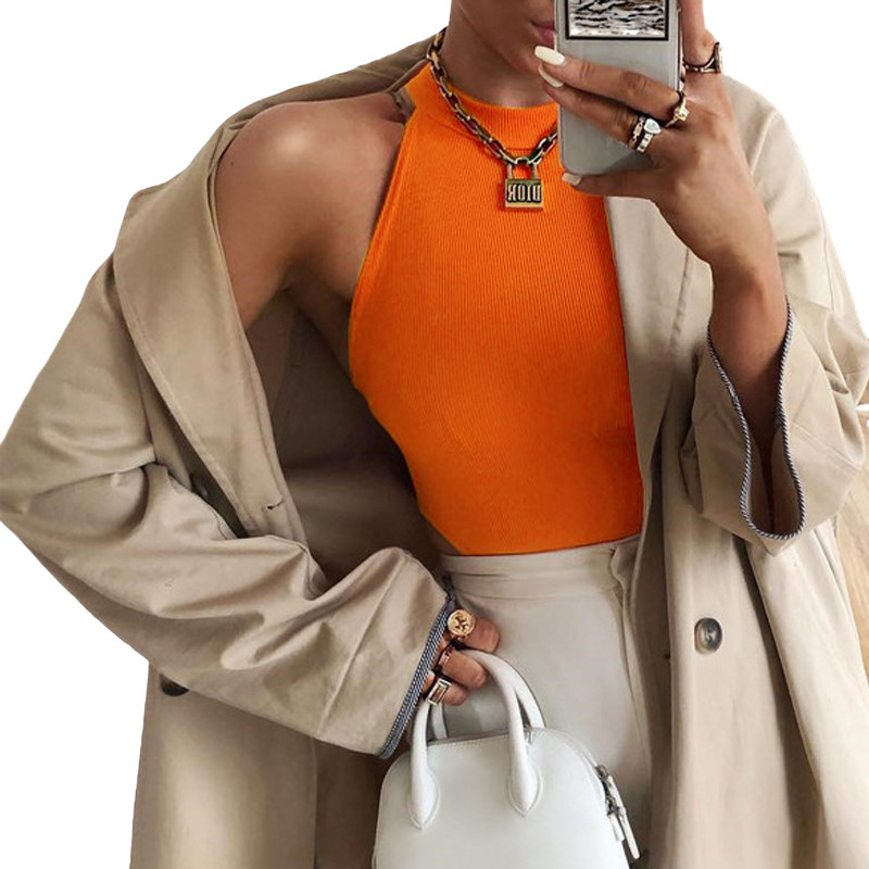 Naiste varrukateta body, trikootopsid, suvised seksikad 1 tk ujumistrikoo bikiinikomplekt pluus Jumpsuit Romper Bodysuit Tank