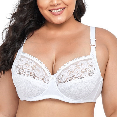 Parifairy 85D 90D 95D 100D 105D 110D plus size γυναικεία εσώρουχα σέξι εσώρουχα δαντέλα στηθόδεσμος γυναικεία μονόχρωμη μπραλέτα