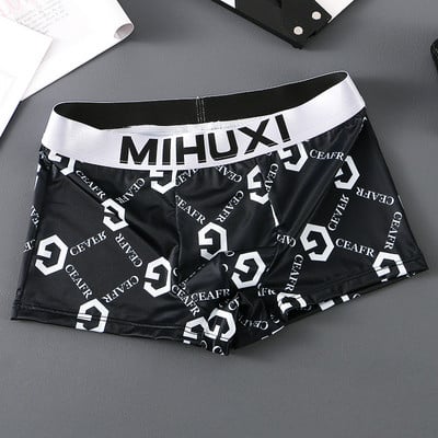[Bloom the love] Brand Letter New Hot Men Lenjerie de corp Boxer Homme Boxeri pentru bărbați Chiloți Bărbați Cuecas Masculina Boxershorts M-3XL