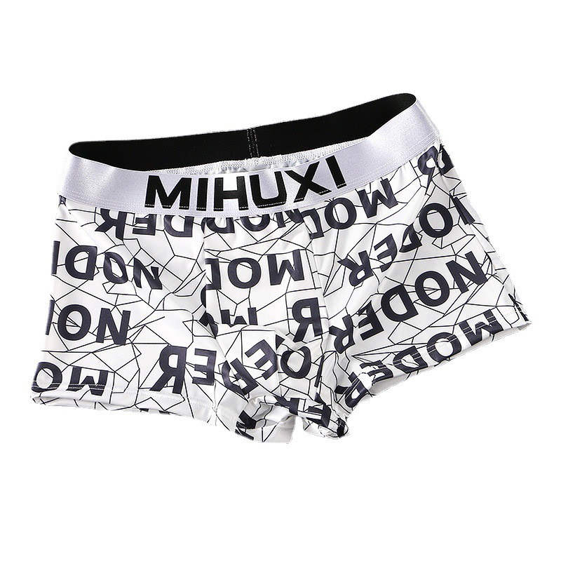 [Bloom the love] Brand Letter New Hot Men Lenjerie de corp Boxer Homme Boxeri pentru bărbați Chiloți Bărbați Cuecas Masculina Boxershorts M-3XL
