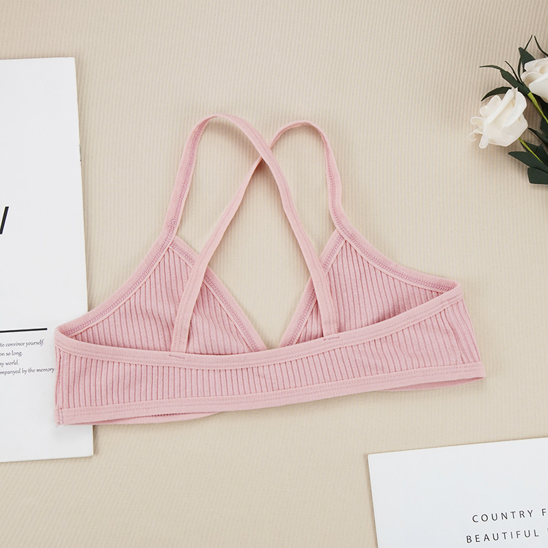 Naiste puuvillased rinnahoidjakomplektid õmblusteta aluspesu seljata vest Y-liini rihm voodrita pesu üliõhuke rinnahoidja ja püksikute komplektid naistele intiimsed