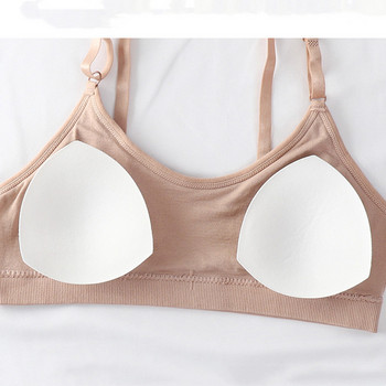 2PCS/Set Дамски безшевен сутиен Комплект гащички Секси разтеглив спортен сутиен Прашки Слипове Стилни гащички Bralette Crop Top Intimates Комплект бельо