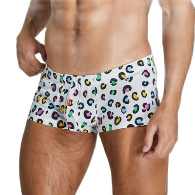 SEOBEAN 2022 Βαμβακερό κοντό cortos hombres Ανδρικό σορτς πιτζάμα Φόρμα καρό U τσάντα Casual Trunks Σορτς πιτζάμα