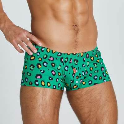 SEOBEAN 2022 Βαμβακερό κοντό cortos hombres Ανδρικό σορτς πιτζάμα Φόρμα καρό U τσάντα Casual Trunks Σορτς πιτζάμα