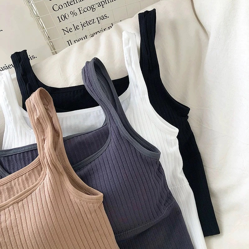 SALSPOR Seamless Crop Top naiste massiivsed laiad õlapaelad toruga rinnahoidja pesu Mugav ühes tükis aluspesu