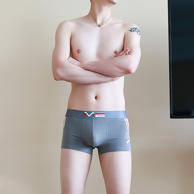 [Bloom the love] Чисто ново памучно бельо Men Boxer Homme Thin Mens Boxers Panties Man Cuecas Masculina Boxershorts Size M-3XL