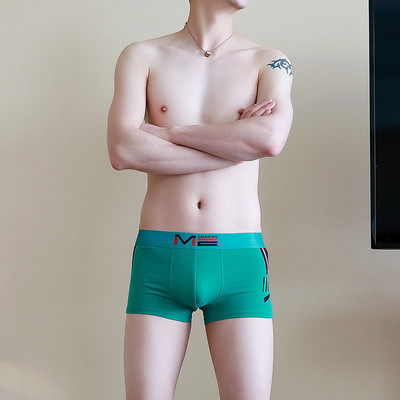 [Bloom the love] Чисто ново памучно бельо Men Boxer Homme Thin Mens Boxers Panties Man Cuecas Masculina Boxershorts Size M-3XL