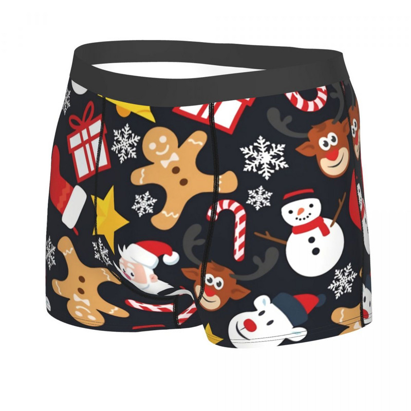 Cool Christmas Collage Slip pentru bărbați Lenjerie de corp Foarte respirabil Cadouri de aniversare de calitate superioară