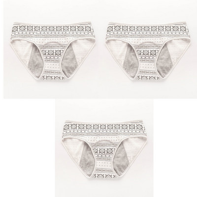 Lekkekindlad naiste menstruatsioonipüksid puuvillased aluspesu armsad multifilmi perioodi aluspüksid mood aluspüksid teismelistele 3 tk/partii