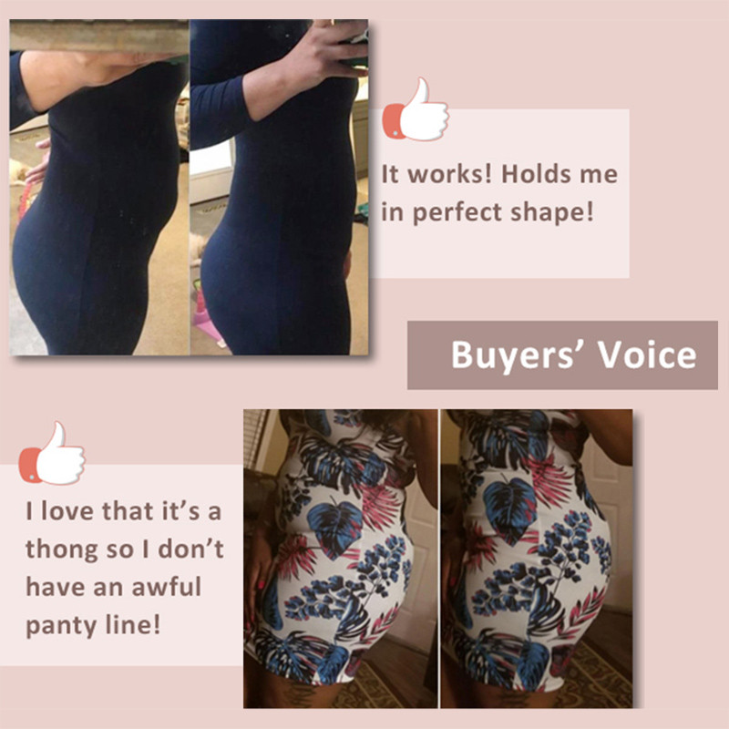 Femei talie Cincher Thong Panty Shaper Talie înaltă Burta Control Chiloți Slăbire Lenjerie de corp Butt Lifter Shaper Slip Body Shaper