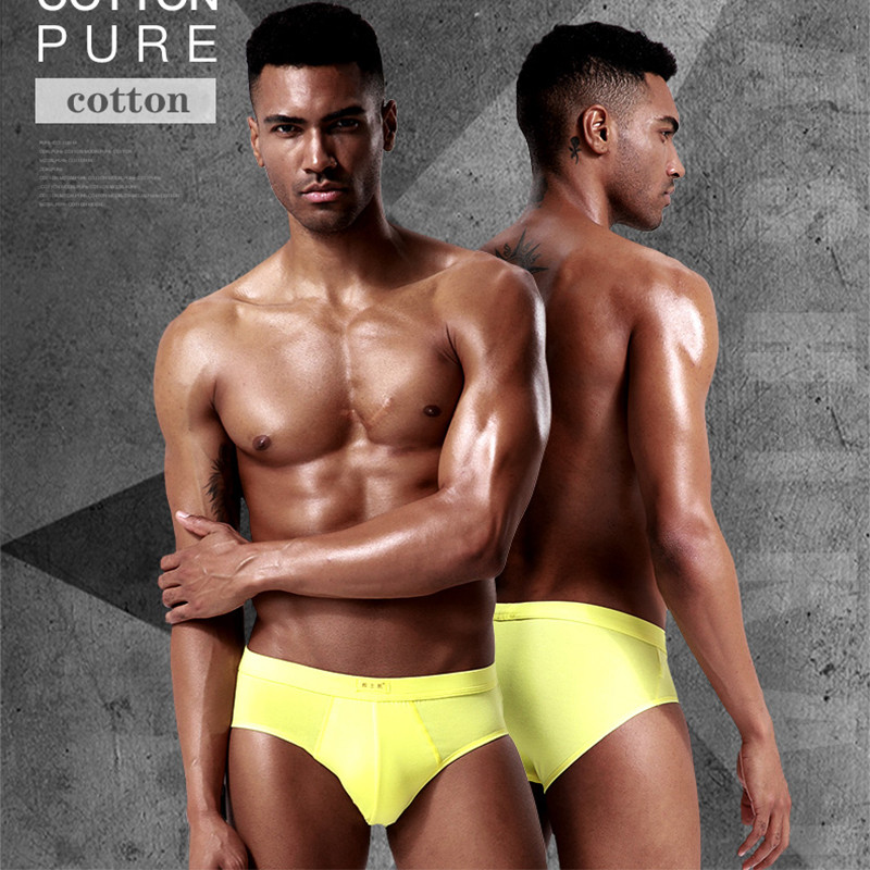 Ανδρικά βαμβακερά σλιπ Σέξι εσώρουχα Ανδρικά αναπνεύσιμα σώβρακα Άνετα μαλακά σλιπ σορτς Cueca ανδρικά εσώρουχα μεγάλου μεγέθους