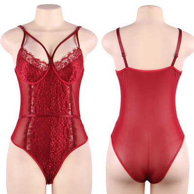 Comeonlover 5XL Body Suits για γυναίκες Floral Sexy Lace Bodysuit Thong Γυναικεία μόδα Conbinaison Femme Sexy Bodie RE808751