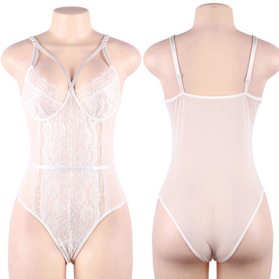 Comeonlover 5XL Body Suits για γυναίκες Floral Sexy Lace Bodysuit Thong Γυναικεία μόδα Conbinaison Femme Sexy Bodie RE808751