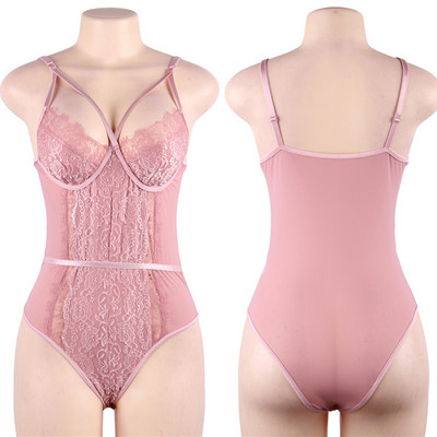 Comeonlover 5XL Body Suits για γυναίκες Floral Sexy Lace Bodysuit Thong Γυναικεία μόδα Conbinaison Femme Sexy Bodie RE808751