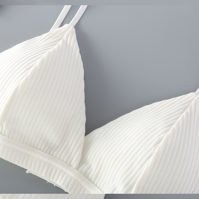 Γυναικείο βαμβακερό σουτιέν μονόχρωμο εσώρουχα Bralette χωρίς ραφές Εσώρουχα Brassiere Δωρεάν εσώρουχα Push Up Σέξι σουτιέν