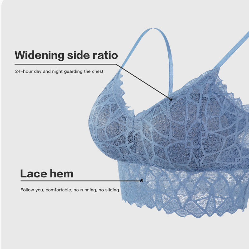 Naiste rinnahoidjakomplekt Sexy Beauty Back Tops Pitsist push-up rinnahoidjad ja püksikute komplektid Traadivaba pesu Tugev polsterdatud intiimne aluspesu