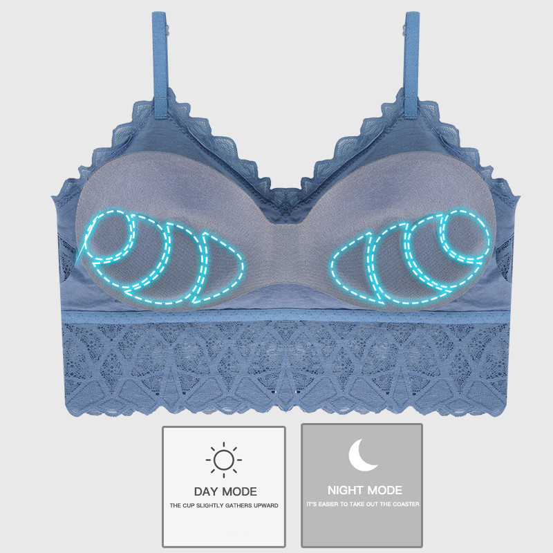 Naiste rinnahoidjakomplekt Sexy Beauty Back Tops Pitsist push-up rinnahoidjad ja püksikute komplektid Traadivaba pesu Tugev polsterdatud intiimne aluspesu