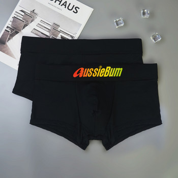 Мъжки боксерки Секси бельо Aussiebum Мъжки боксерки Мъжки гащи Calzoncillos Slip Men U Convex Pouch Мъжки гащи M-XXL