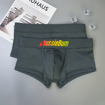 Мъжки боксерки Секси бельо Aussiebum Мъжки боксерки Мъжки гащи Calzoncillos Slip Men U Convex Pouch Мъжки гащи M-XXL