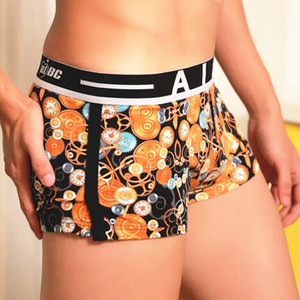 Livrare gratuită Noua lenjerie de corp boxer pentru bărbați AiBC, personalizat, imprimat, din bumbac
